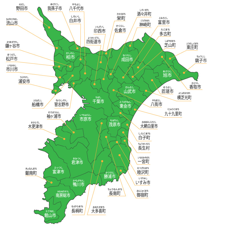 千葉地図