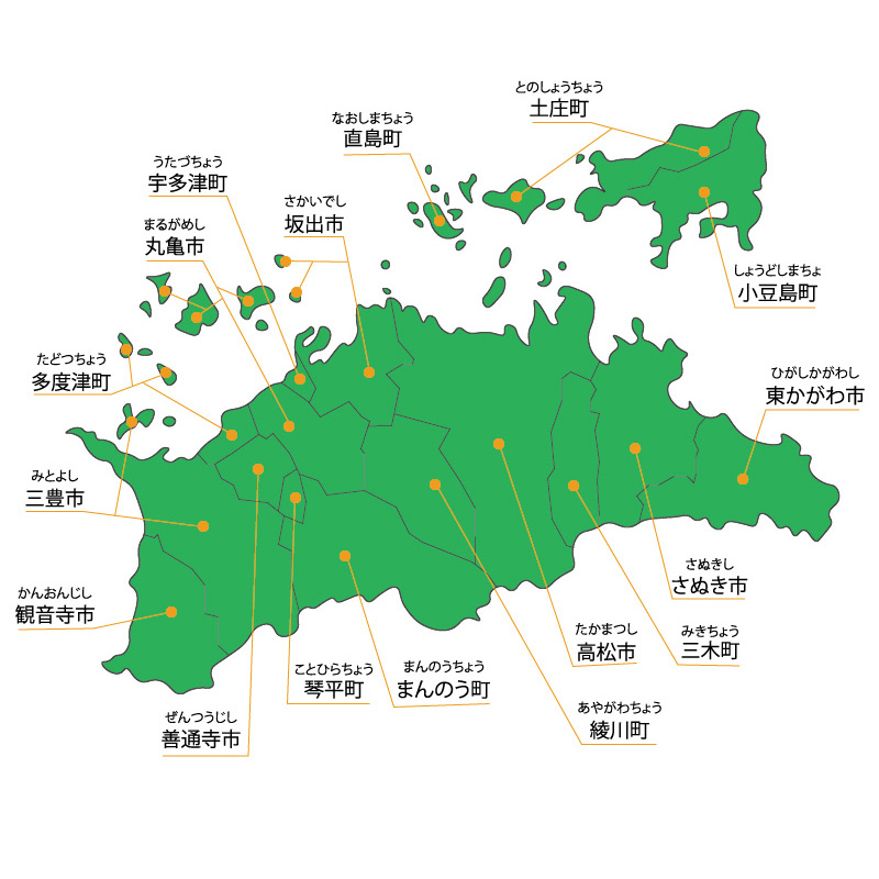 香川地図