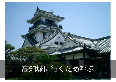 高知城に呼ぶビザ